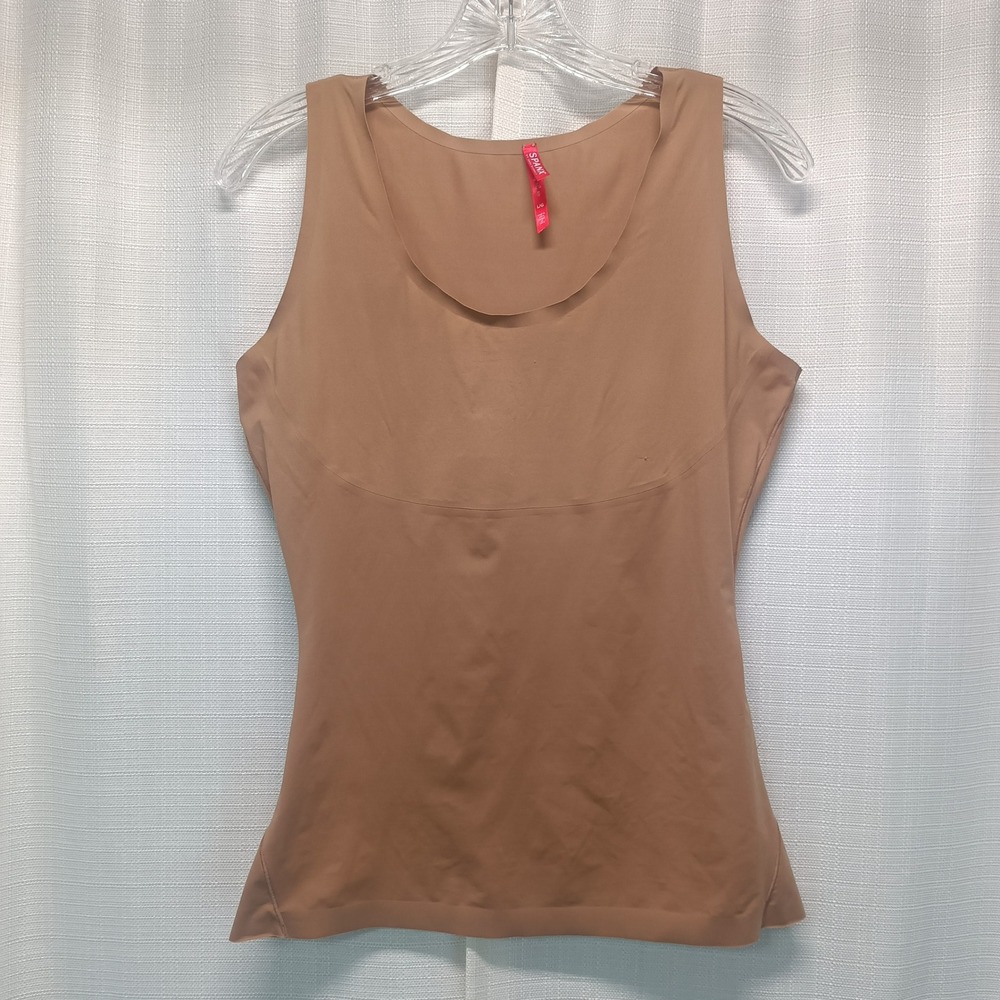 Spanx Thinstincts Tank Top Shapewear Camisole Tan Beige 10183R Womens Large